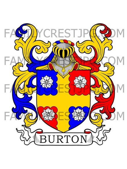 Burton Family Crest