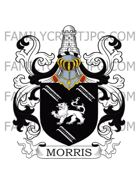 Morris Family Crest - Cardigan, Wales
