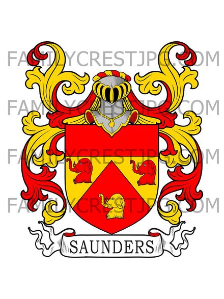 Saunders Family Crest