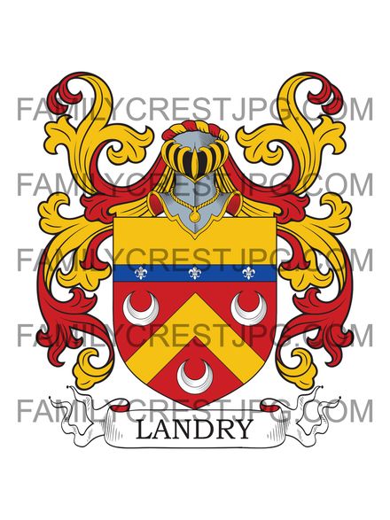 Landry Family Crest - France