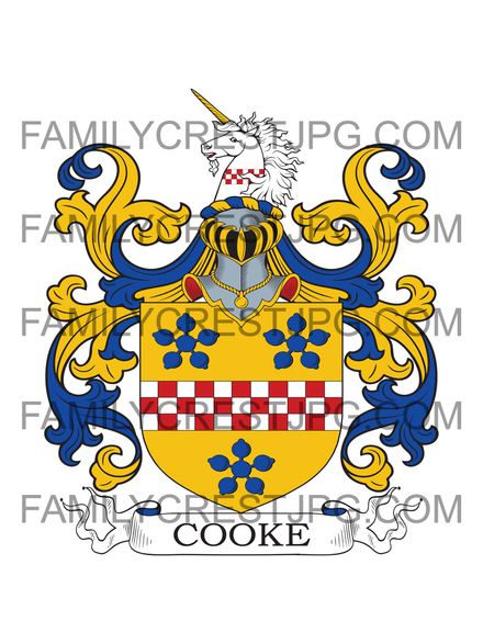 Cooke Family Crest - London, England