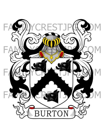 Burton Family Crest