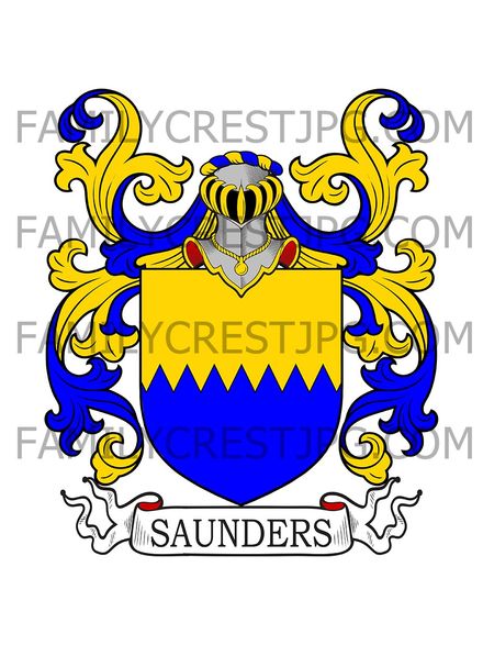 Saunders Family Crest