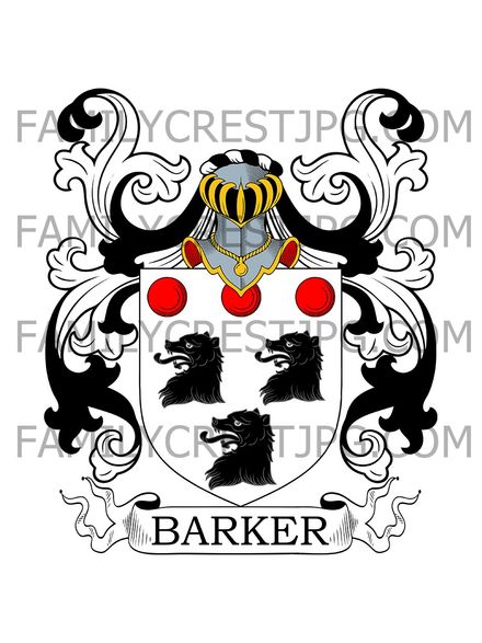 Barker Family Crest