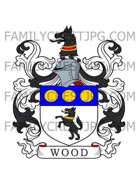 Wood Family Crest - London, England