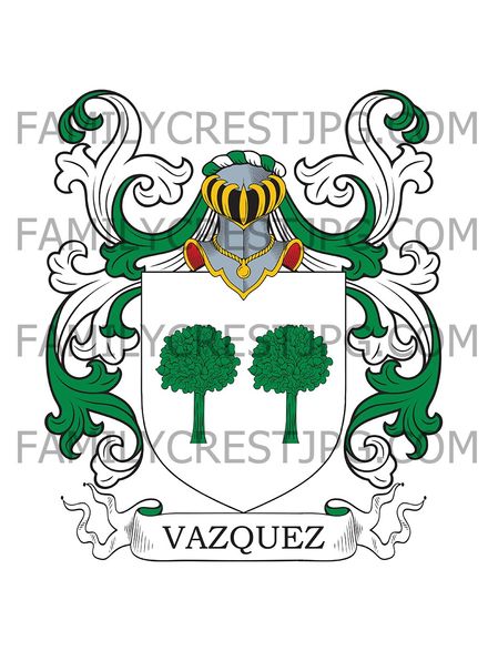 Vazquez Family Crest