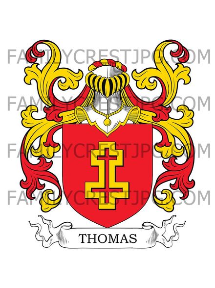 Thomas Family Crest - Provence, France