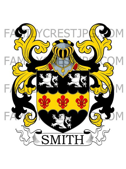 Smith Family Crest - Hampshire, England