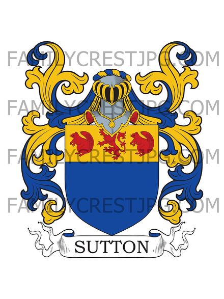 Sutton Family Crest