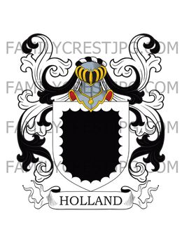 Holland Family Crests Coat Of Arms History