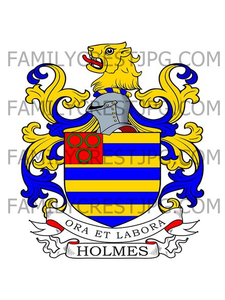Holmes Family Crest