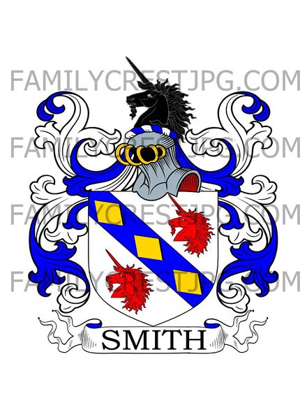 Smith Family Crest - Ireland &amp; Yorkshire, England
