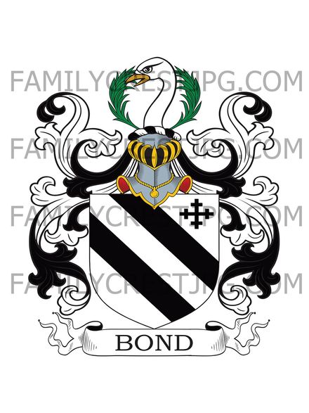 Bond Family Crest - Ireland