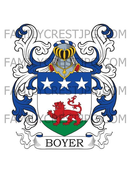 Boyer Family Crest