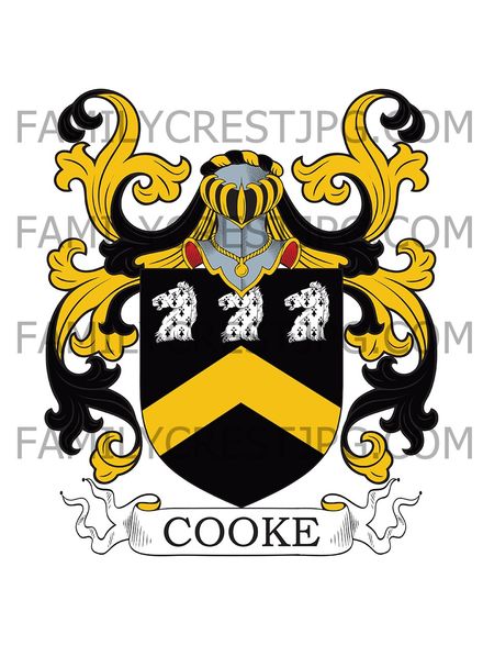 Cooke Family Crest - Essex, England