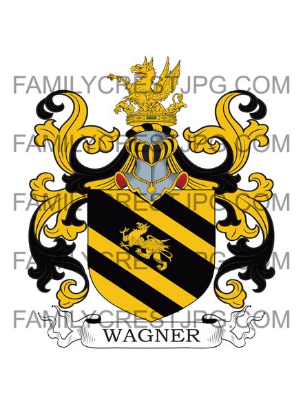Wagner Family Crest - 1616