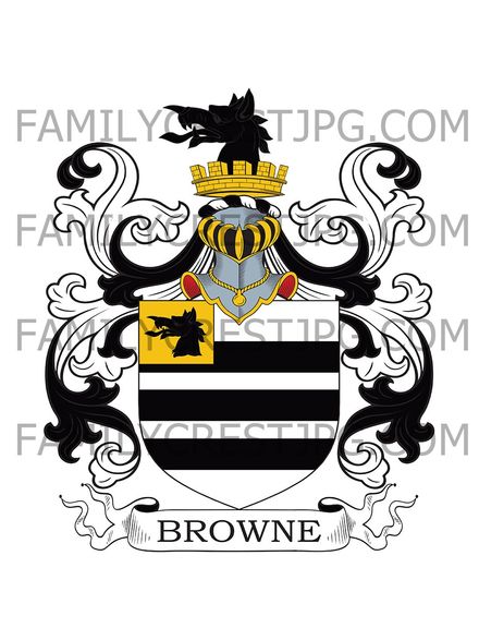 Browne Family Crest - London, England