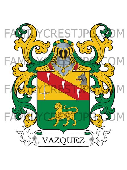 Vazquez Family Crest