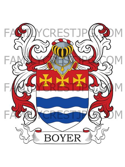 Boyer Family Crest