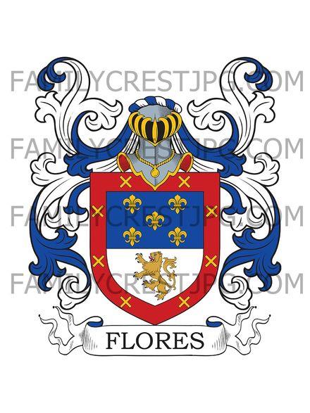 Flores Family Crest