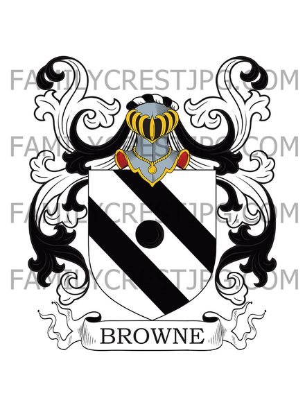 Browne Family Crest - Ireland