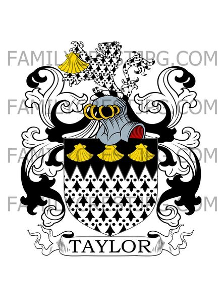 Taylor Family Crest - London, England
