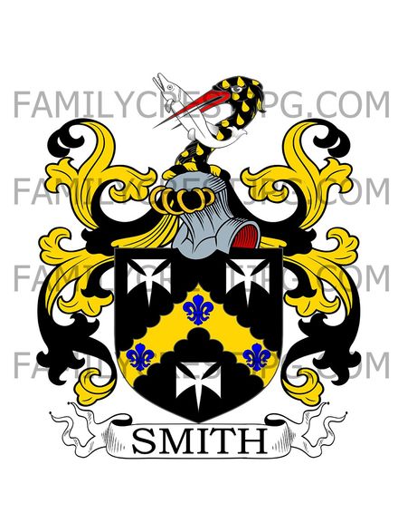 Smith Family Crest - London, England