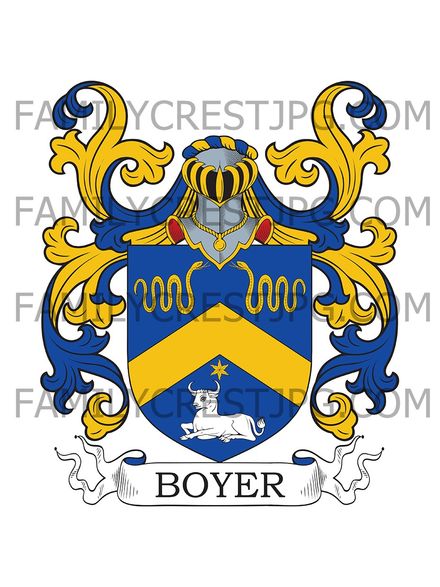 Boyer Family Crest