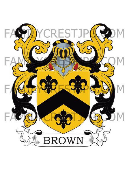 Brown Family Crest - Carslaith, Scotland
