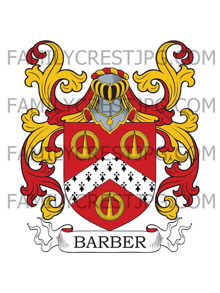 Barber Family Crest