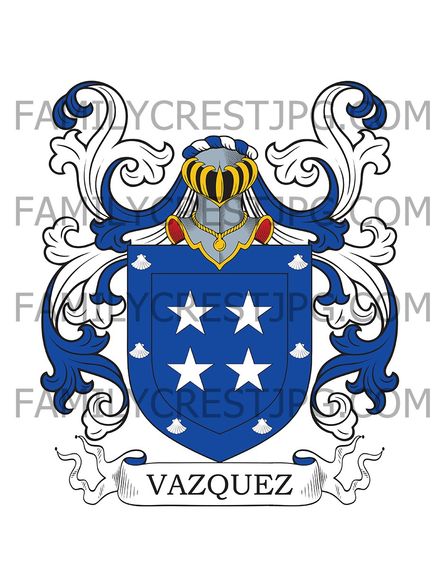 Vazquez Family Crest