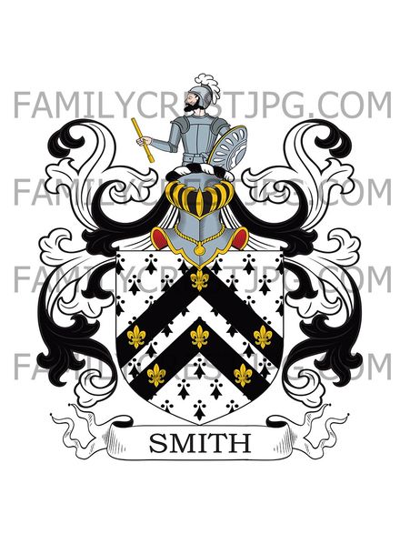 Smith Family Crest - Norborne, co. Kent, England
