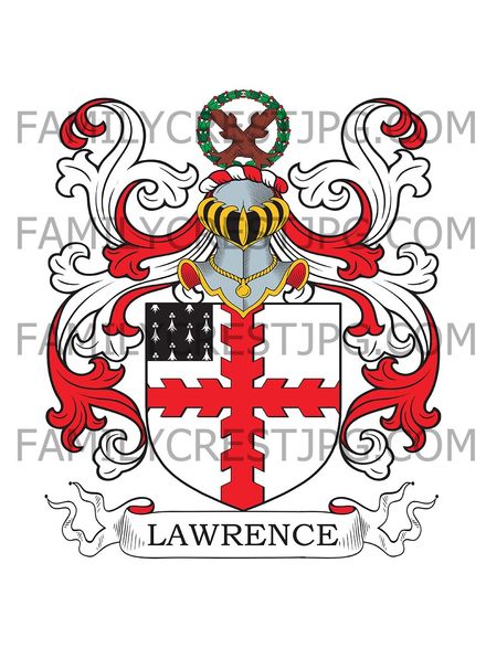 Lawrence Family Crest - London, England