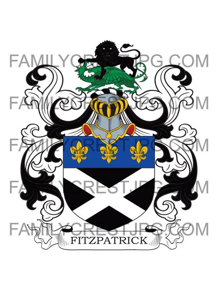 Fitzpatrick Family Crest - Ireland