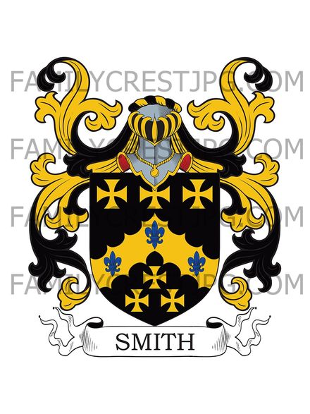 Smith Family Crest - Painswick, co. Gloucester, England