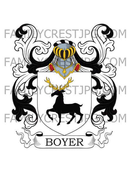 Boyer Family Crest
