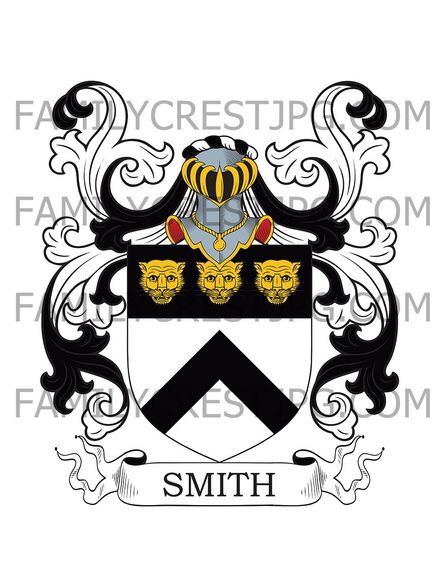 Smith Family Crest - London, England