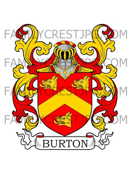 Burton Family Crest