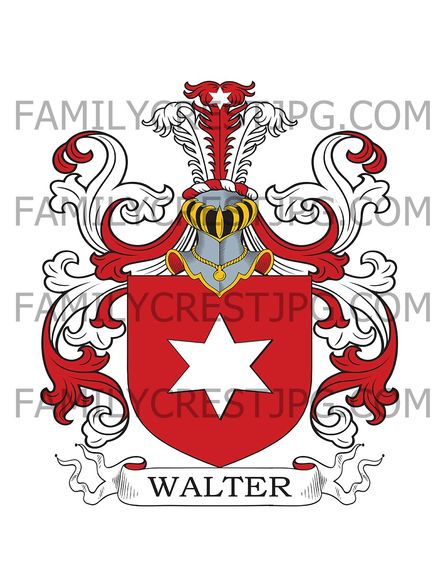 Walter Family Crest - de Walterstein