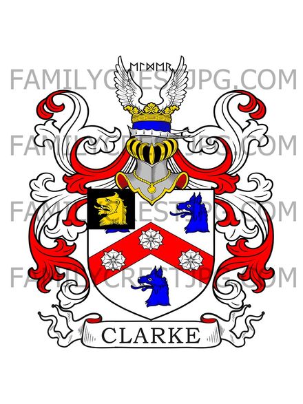 Clarke Family Crest - Knedlington