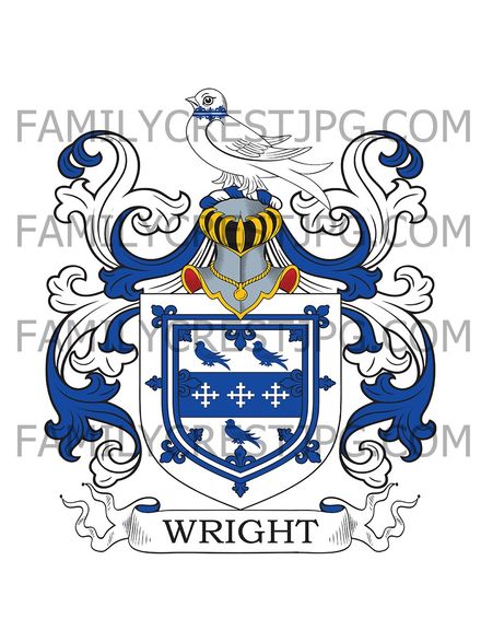 Wright Family Crest - London, England