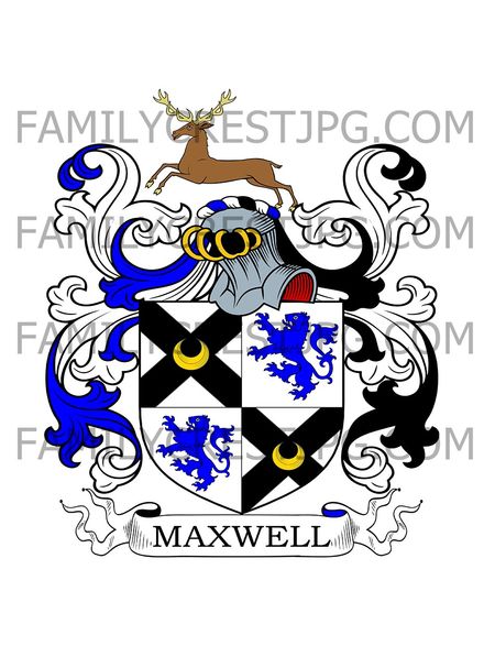 Maxwell Family Crest