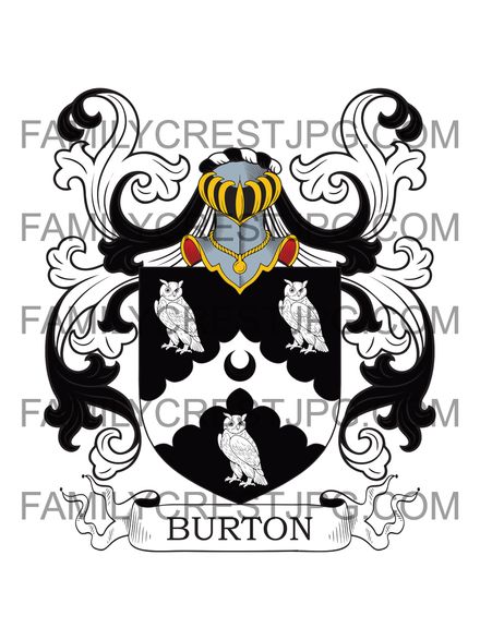 Burton Family Crest