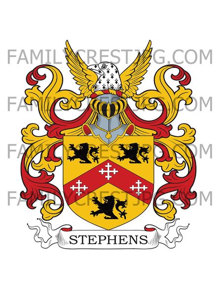 Stephens Family Crest - London, England