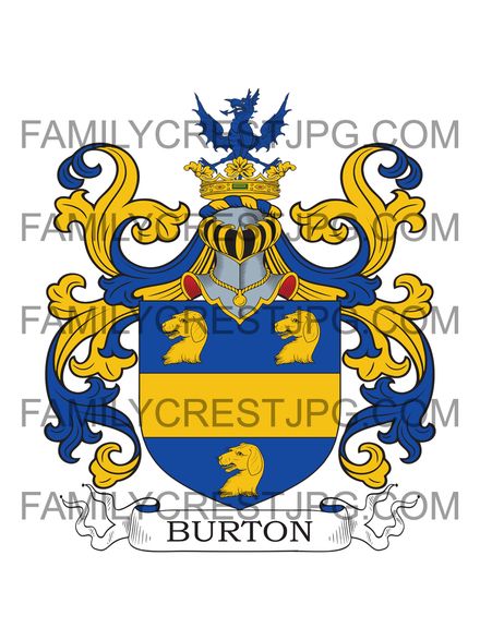 Burton Family Crest