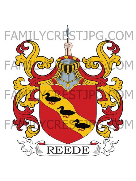 Reede Family Crest - England