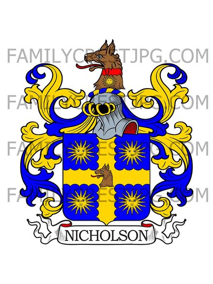 Nicholson Family Crest