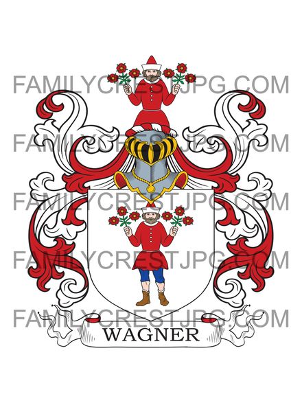 Wagner Family Crest - Kufstein, Austria 1767