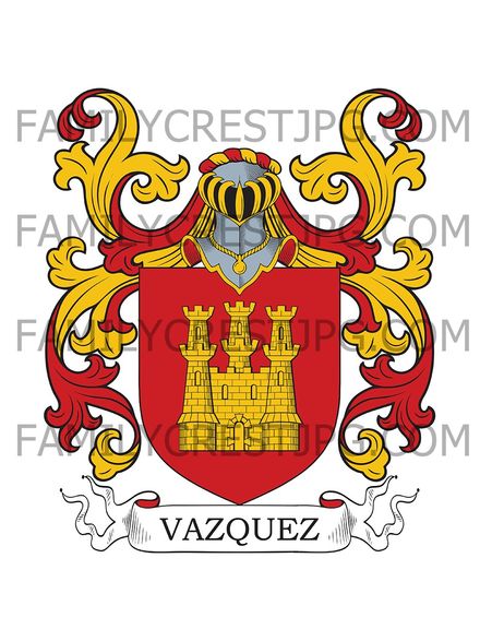 Vazquez Family Crest