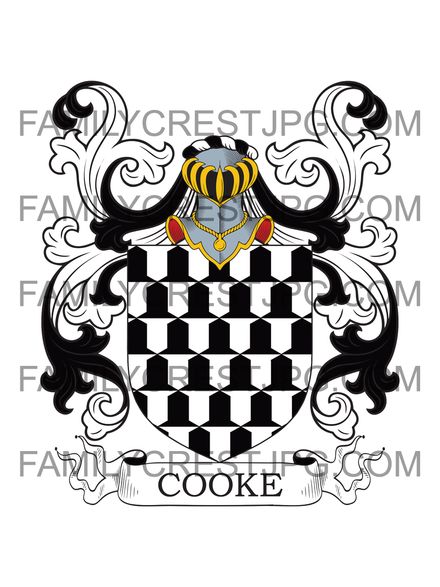 Cooke Family Crest - Wales